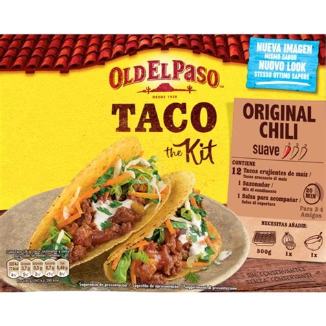 Dinner Taco Kit Embalagem 308 G Old El Paso Supermercado El Corte