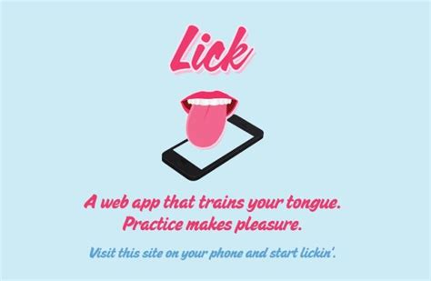 Lickthisapp New Iphone App Can Improve Your Sex Life By Making You Lick Smartphone Screen