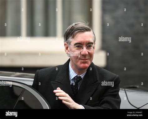Downing Street London Uk 7 December 2021 Jacob Rees Mogg Mp Lord