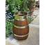 English Coopered Barrel Oak Stick Stand C1900  342361