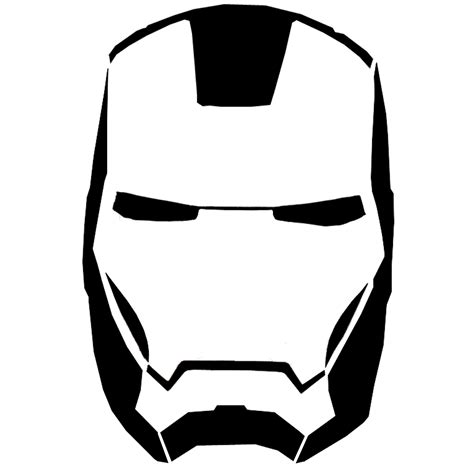 Click on images to download iron man shield stl files for your 3d printer. Face Outline Template - ClipArt Best