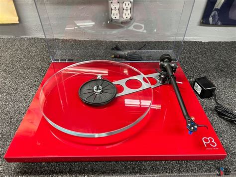 Rega P3 Turntable Red W Elys 2 For Sale Us Audio Mart