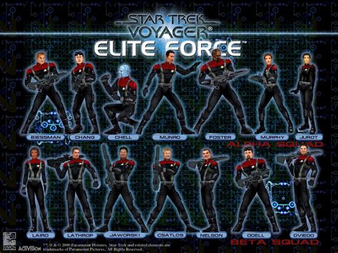 Voyager Elite Force Hazard Team Star Trek Voyager Wallpaper 3982827
