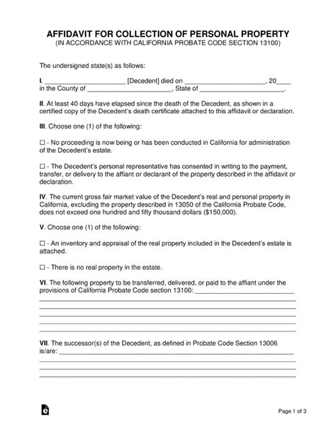 State Of California Probate Form 13100 Universal Network