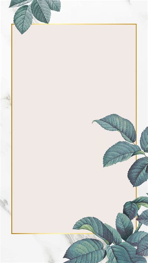 Download premium vector of Blank tropical poster template mockup vector in 2020 | Marble ...