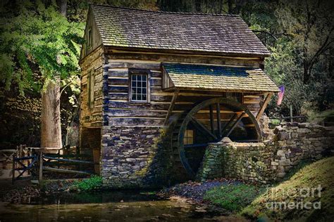 Colonial Grist Mill Photograph By Paul Ward
