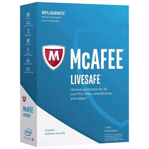 Mcafee Livesafe Product Key For Unlimited Devices 1 Year Product Key