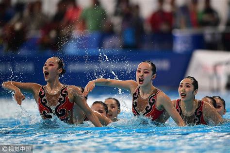 China Claims 100th Gold In Team S Artistic Swimming At Asian Games Cgtn