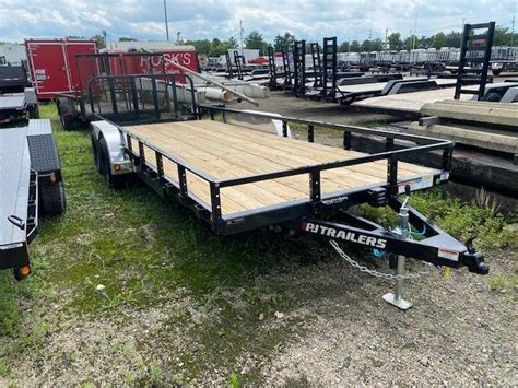 2023 Pj Trailers 7 X 20 Ft Utility Trailer With Ramp Gate Trailers