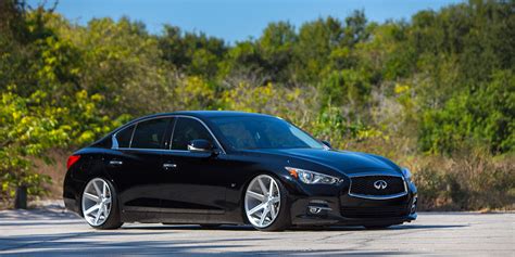 Get Slammed With This Infiniti Q50 On Niche Wheels