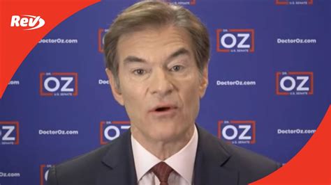 Dr Oz Enters Gop Senate Race Fox News Interview Transcript Rev Blog