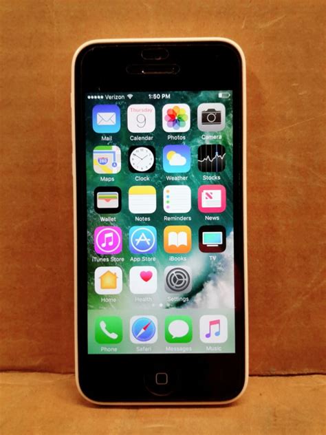 Ibid Lot 17702 Apple Iphone 5c Verizon 8gb White Mgfg2lla 1 Each