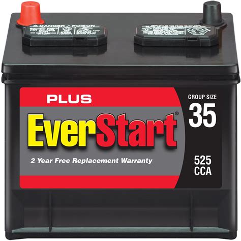 Everstart Plus Lead Acid Automotive Battery Group Size 35 3 Brickseek
