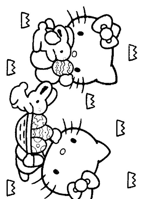 Free Hello Kitty Easter Coloring Pages Download Free Hello Kitty