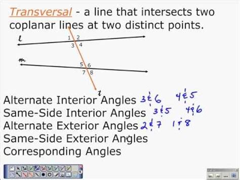 8 Photos Converse Of Same Side Interior Angles Theorem Proof And Review