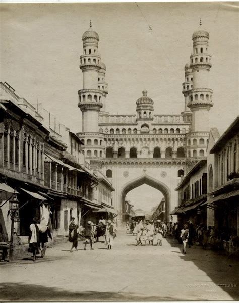 Hyderabad Once Upon A Time Vintage Photograph Of Char Minar
