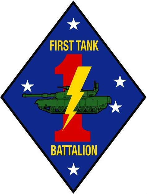 Us Marine Corps 1st First Tank Battalion Usmc 4 Decal Ebay