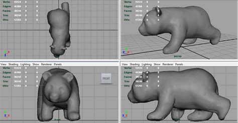 Panda Walking 3d Model In Bear 3dexport