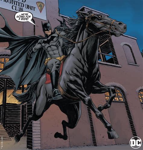 Batman Rides A Black Horse Detective Comics Batman Comics