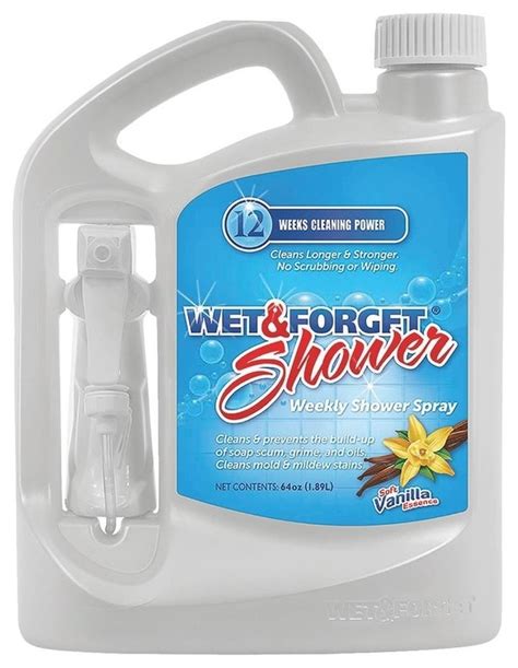 Wet And Forget Shower Spray 64 Oz Contemporary Household Cleaning