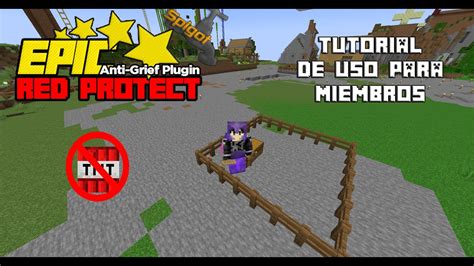 Minecraft Plugin Redprotect Anti Grief Todo Lo Que Necesitan Saber Los