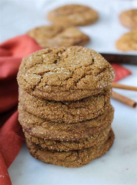 Gluten Free Ginger Cookies Made With Oat Flour Chelsey Amer Nutrition