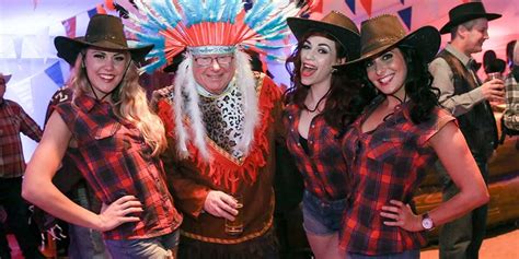 Wild West Christmas Party Marquee Mgn Events