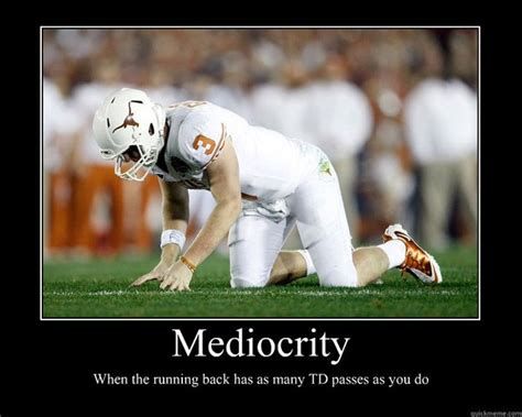 Mediocrity When The Running Back Has As Many Td Passes As Yo