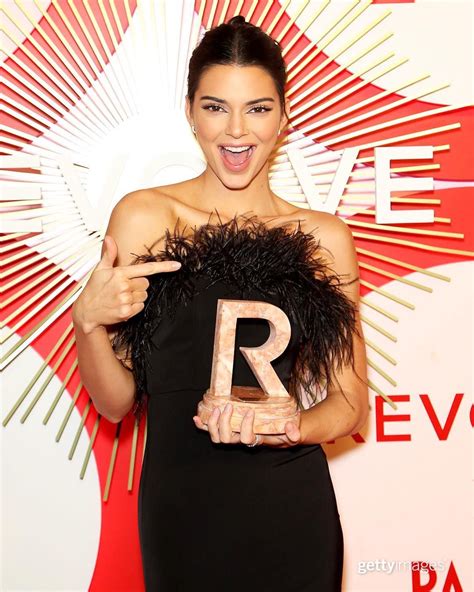 Model And Television Personality Kendall Jenner Recipient Of The