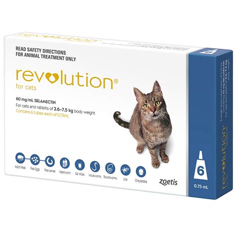 Revolution For Cats 51 15 Lbs 26 75 Kg Blue 12 Doses Sierra