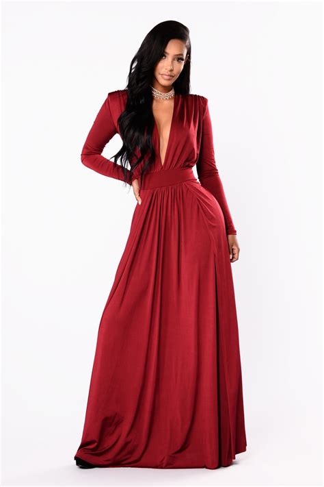 Spree Dress Burgundy Dresses Fashion Nova