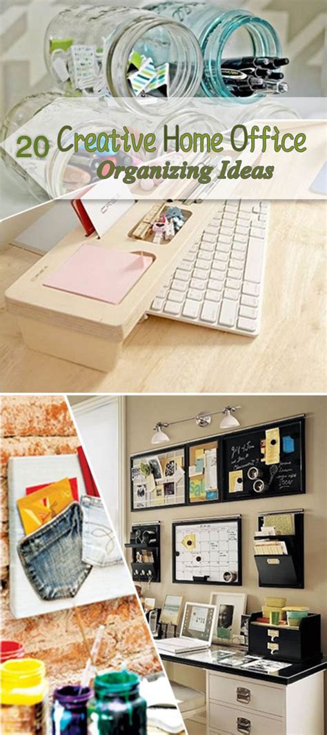 Creative Home Office Organizing Ideas That Can Make You More Productive
