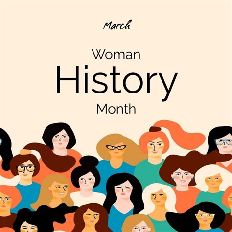March Woman History Month Template Postermywall