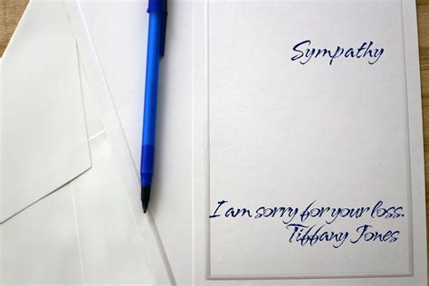 Maybe you would like to learn more about one of these? Proper Etiquette for Signing Thank You & Sympathy Cards | Our Everyday Life