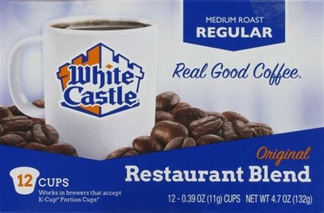 White Castle Restaurant Blend Regular Coffee Pods 12 Ct Harris Teeter