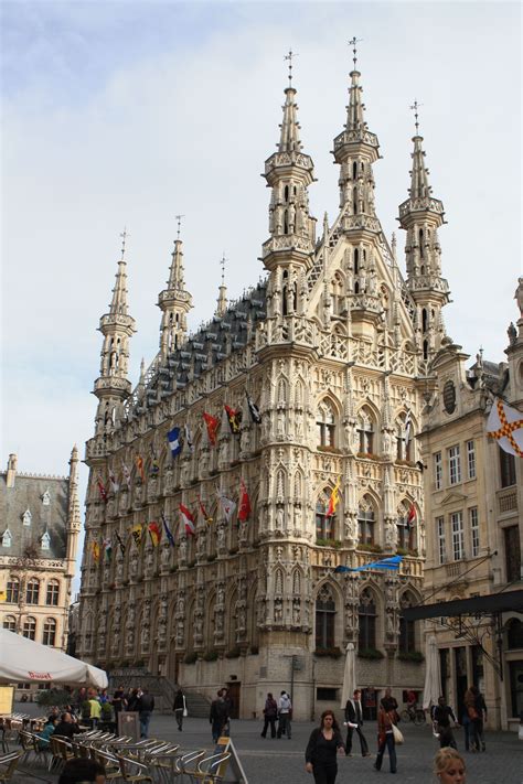 Town Hall Of Leuven Belgium Leuven Belgium Town Hall