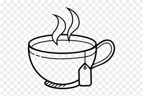 Cup Clipart Black And White Tea Black And White Clip Art Free
