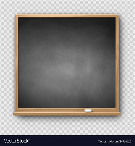 Gray Square Chalkboard Royalty Free Vector Image