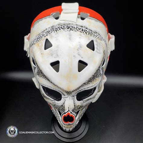 Gary Bromley Goalie Mask Unsigned Vancouver Vintage Premium Tribute