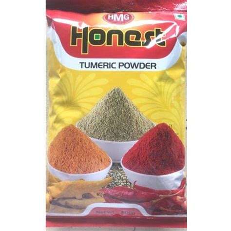 HMG Polished Organic Turmeric Powder Packaging Size 500 G Packaging