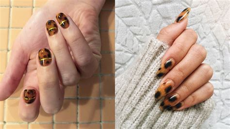 Tortoiseshell Nails Are The Chicest New Nail Art Trend