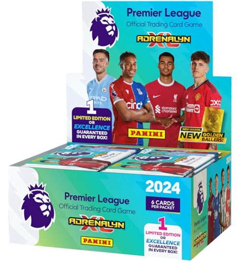 Panini Premier League 2024 Adrenalyn Xl Box With 36 Packets Stickerpoint