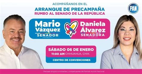Arrancarán Mario Vázquez Y Daniela Álvarez Precampaña El 6 De Enero
