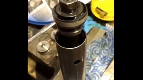 Both marzocchi forks are similar in build though the right side fork has rebound damping with an adjuster, and the left side in this photo, the cartridge has been inverted in order to fill it with oil. 40mm Marzocchi Fork Rebuild - As fitted to GasGas Trials ...