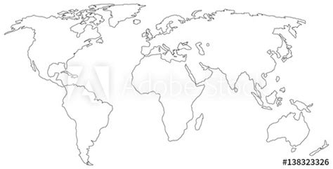 Weltkarte umrisse zum ausdrucken | my blog (mit bildern weltkarte umriss stockvektoren, lizenzfreie weltkarte umriss. "world map silhouette" Stockfotos und lizenzfreie Vektoren ...