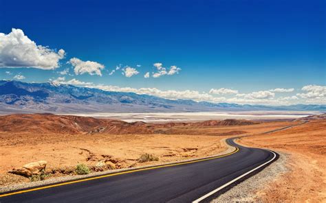 Long Lonely Desert Road 5k Retina Ultra Hd Wallpaper Background Image