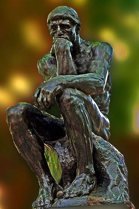 Static People The Thinker By Auguste Rodin Musée Rodin Paris France