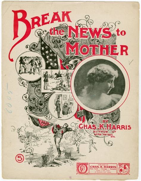 Break The News To Mother New York Public Library Vintage Sheet Music
