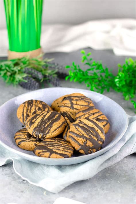 Low Carb Orangen- Kekse mit Zartbitterschokolade Low Carb