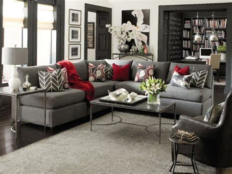 For a red living room design, you may also have the door to an adjacent room painted red, which would only make it a focal point in your living room.if, however, you do not want a bright shade of red, you can also opt for variations in the color red to give your room a more soothing effect. Living Room Inspiration Galleries | Living room decor gray, Grey and red living room, Living ...